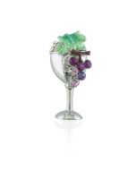 Wine Chalet and Grapes Pin