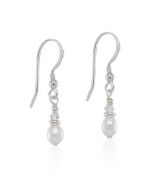 Freshwater Pearl & Swarovski Crystal Drop Earrings