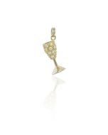 Champagne Glass Charm