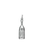 Wine Bottle Charm - Sterling Silver