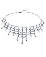 Victorian Crystal Bib Necklace