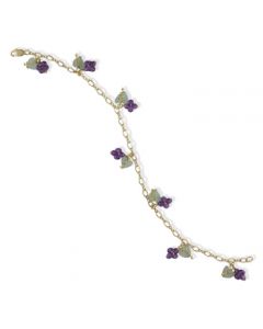 Amethyst Grape Bracelet